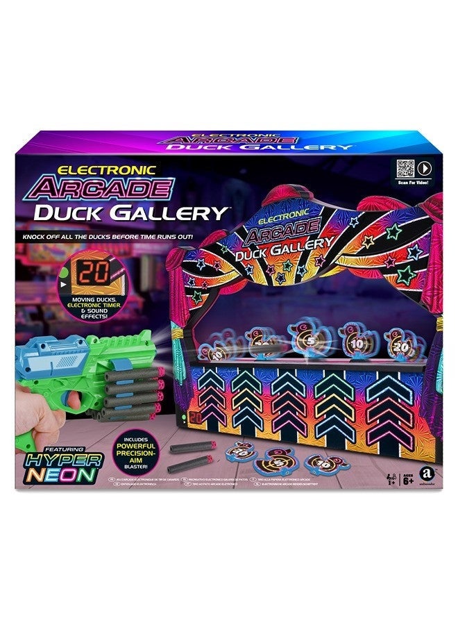 Ambassador Electronic Arcade Duck Shooting Gallery (Hyper Neon Black Series) - Image 1