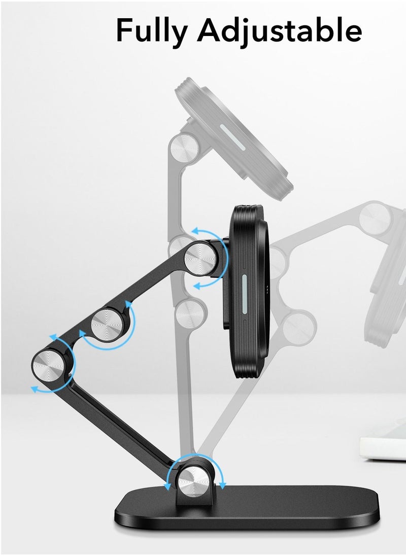 ESR - ESR 15 Watt Adjustable Table Stand Wireless Charger with Magnetic Circle Magsafe Supported Black Colour - Image 1