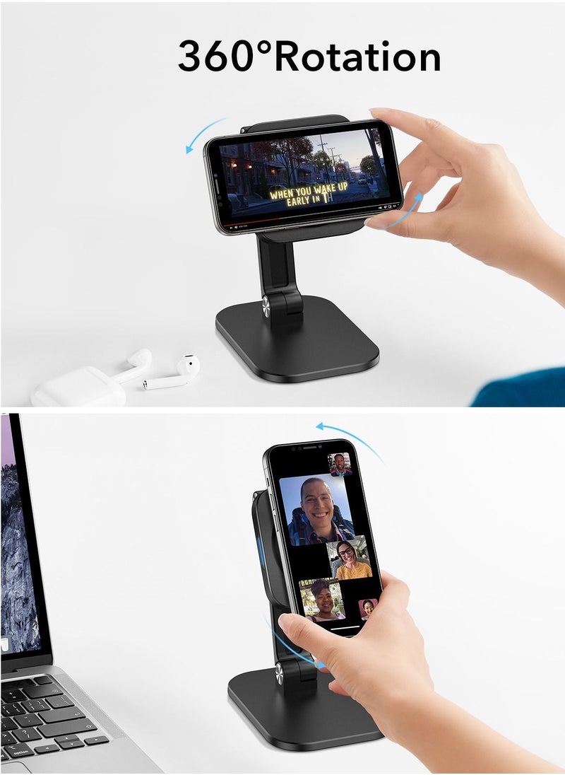 ESR - ESR 15 Watt Adjustable Table Stand Wireless Charger with Magnetic Circle Magsafe Supported Black Colour - Image 1