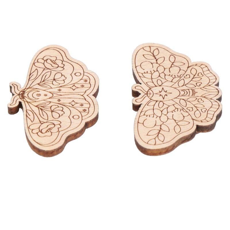 Needle Minder Magnetic Storage Carved Beech Sheet for Cross Stitch Embroidery Handmade Products 3mm Thickness Model 5 and 6 - Image 3