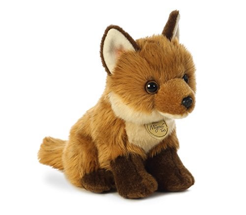 Aurora® Adorable Miyoni® Tots Fox Kit Stuffed Animal - Lifelike Detail - Cherished Companionship - Brown 9 Inches - Image 1