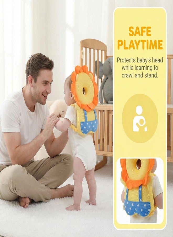 SOZOON Baby Head Protector Backpack - Soft & Lightweight Head Protection Pillow for Bebe Walking and Crawling - Image 4