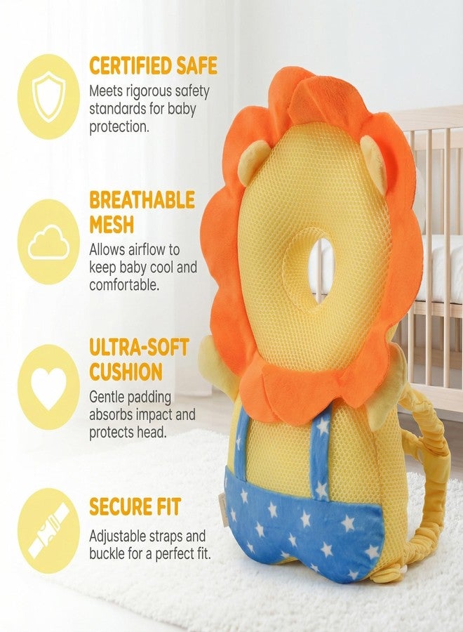 SOZOON Baby Head Protector Backpack - Soft & Lightweight Head Protection Pillow for Bebe Walking and Crawling - Image 5