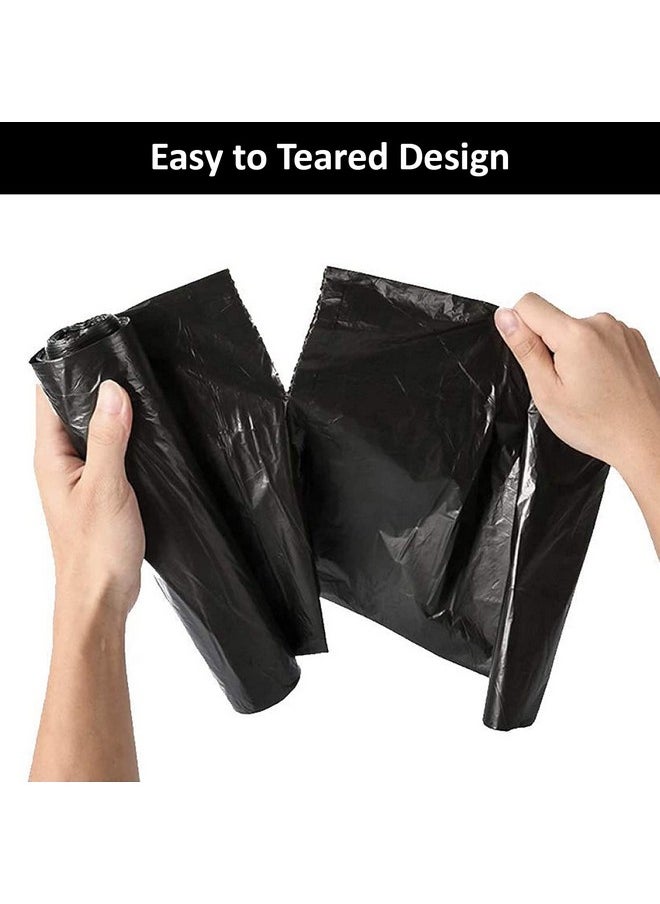 Zureni Zureni Garbage Dustbin Bags (Large, 60 x 81 cm or 24" x 32") Drawstring Anti-drip Trash Waste Basket Bag for Kitchen Office Warehouse Pantry (Black, Green, Blue, 3 x 15 Pcs/Roll)  - Image 4