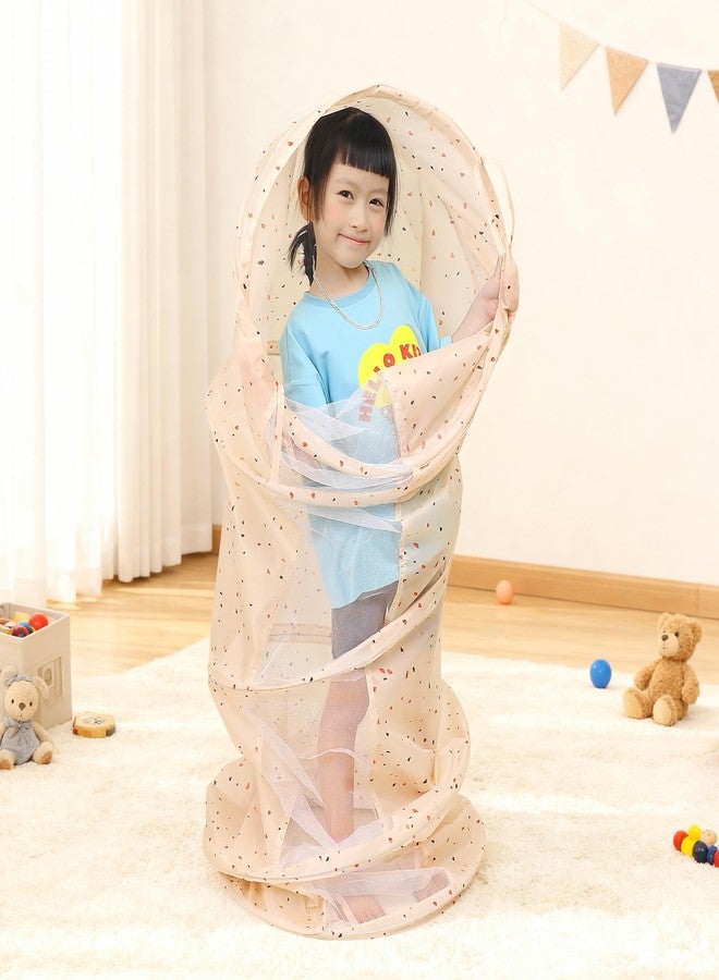 LimitlessFunN Crawling Kids Play Tunnel [ Pop Up Collapsible Mesh Tunnel ] for Children, Baby, Toddlers, Boys & Girls, Mobility Indoor Toys - Image 4