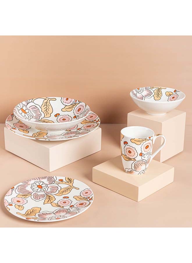 HomePro - 30 Pieces Rose Dream Dinner Set - Image 1