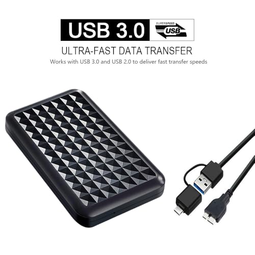 Tianken Ultra Slim Portable External Hard Drive 2.5'' USB 3.0 HDD Storage for PC, Mac, Laptop, PS4, PS5, Xbox one (750GB) - Image 3