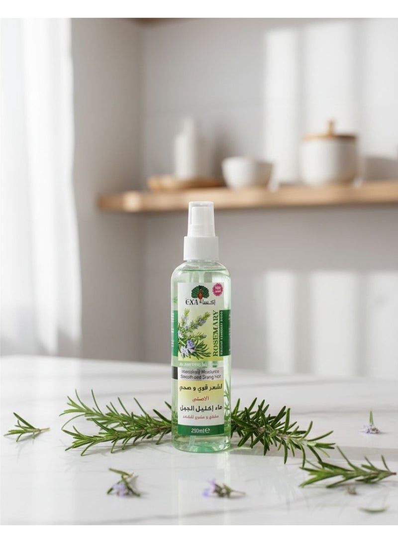 EXA Organic Rosemary Water Intensively Moisturize Smooth And Strong Hair 250 ml - Image 4