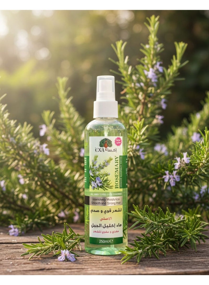 EXA Organic Rosemary Water Intensively Moisturize Smooth And Strong Hair 250 ml - Image 3