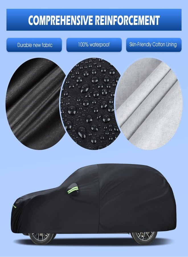 Migaven Car Cover Custom Fit for Audi Q5/SQ5 2009-2025, Migaven Waterproof Full Exterior Cover Sun Rain Protection with Door Zipper and Cotton Lining - Image 3