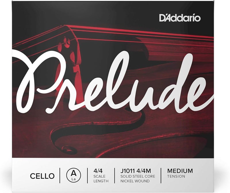 د'اداريو وتر A منفرد لتشيلو D'Addario Prelude، مقاس 4/4، شد متوسط - Image 1