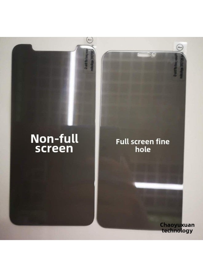 Applicable To Apple 16 15 Anti-peep Edge Tempered Film IPhone12 13Pro11 14 High Permeability Anti-peep Full Screen Film-Color:High-permeability Anti-peep [non-full-screen Slotted Version]]-Dimensions:iPhone6plus/6Splus  - Image 2