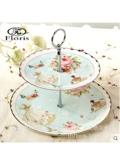 European-style Phnom Penh Bone China High-value Coffee Cup Set Nordic Household English Afternoon Tea Set WholesaleRomantic lace double-layer fruit plate Romantic lace double-layer fruit plate