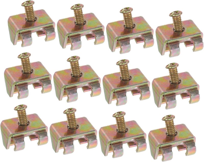 VOSAREA 12pcs Industrial-grade Fan Cover Fixing Clips Mesh Fasteners for Floor Fan Mounting and Cooling System Repairs - Image 1