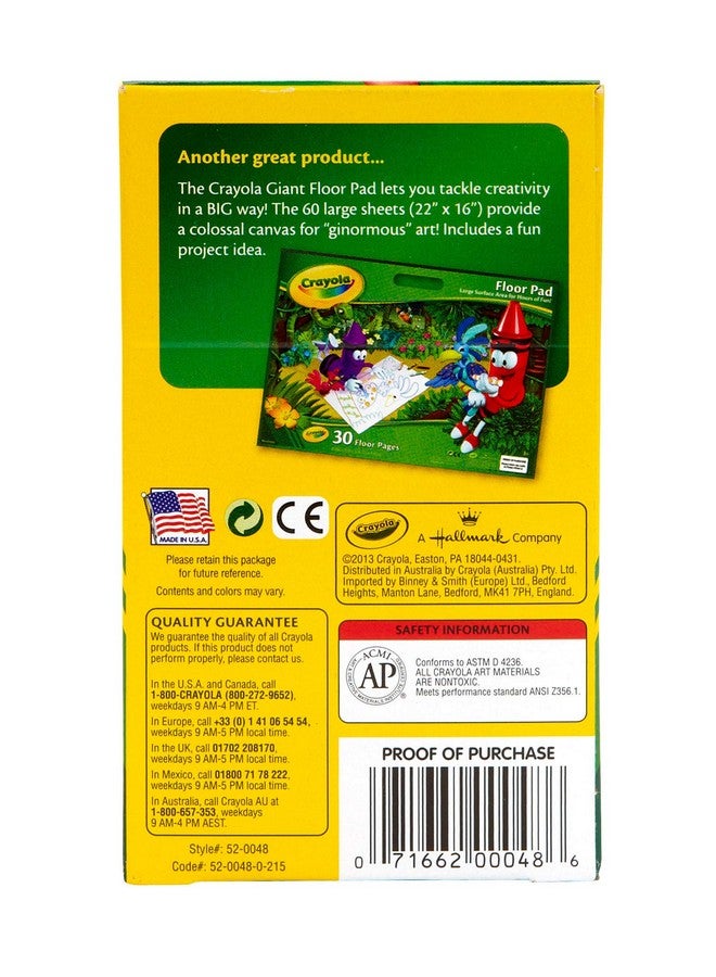 Crayola أقلام تلوين لوازم مدرسية بألوان متنوعة 48 قطعة - Image 4