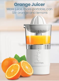 Moxedo Moxedo 3 in 1 Portable Juicer Blender USB Rechargeable 4 Stainless Steel Blades BPA Free Material Mini Blender Smoothie Maker Lemon Orange Juicer  - Image 3