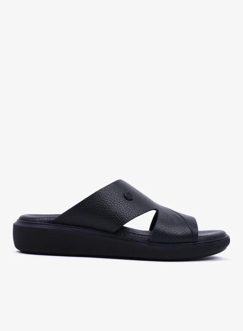 اومو كافالير UOMO CAVALIER MENS SANDALS  -  ALP 115 BLACK