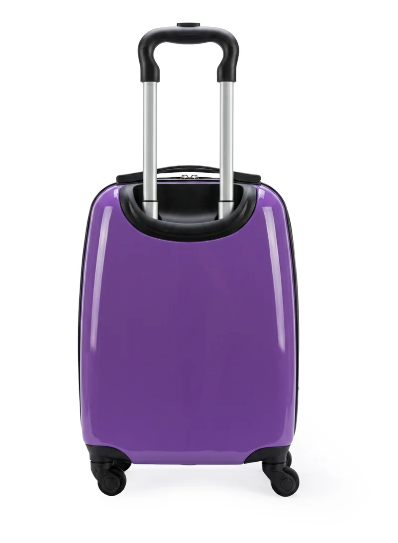 Sanrio  Sanrio Kuromi 16" Kids Hard Shell Trolley Luggage – Lavender ABS + PC UV Print Carry-On Suitcase with 360° Spinner Wheels for Women | Best Price UAE