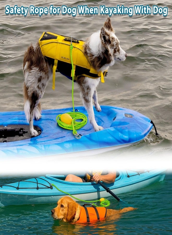 Botepon Floating Water Safety Rope with Clip – Quick Connect to River Tube, Kayak Dog Safety Vest &Floating Lily Pad, Kayak Tow Rope, 15FT, 1200LBS, Stainless Steel Clips - Image 3
