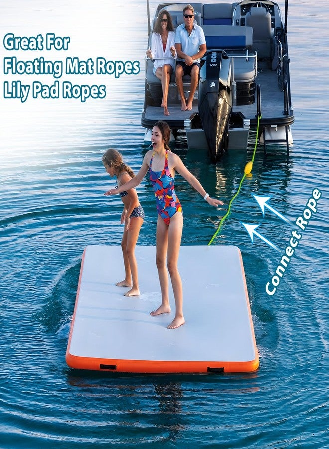 Botepon Floating Water Safety Rope with Clip – Quick Connect to River Tube, Kayak Dog Safety Vest &Floating Lily Pad, Kayak Tow Rope, 15FT, 1200LBS, Stainless Steel Clips - Image 4