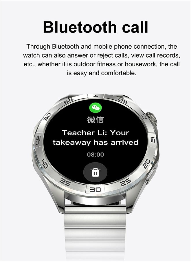 Smart watches for men have a full touch screen, voice chat, heart rate, sleep monitoring, etc.Waterproof watch , Bluetooth pairing Android and iOS
