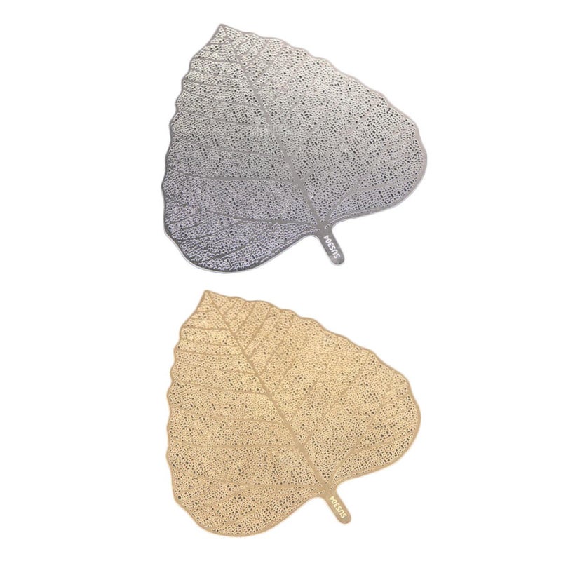 2Pcs Stainless Steel Tea Infuser Set With Fine Mesh And Bodhi Leaf Design - Image 2