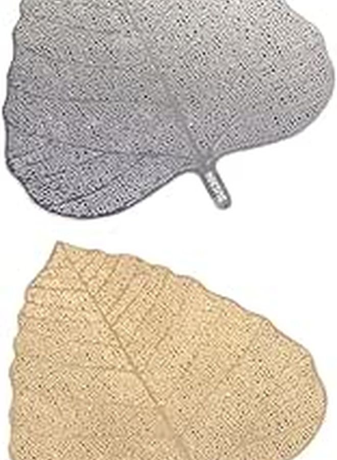 2Pcs Stainless Steel Tea Infuser Set With Fine Mesh And Bodhi Leaf Design - Image 1