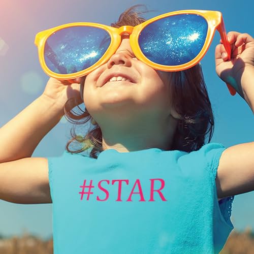 SEI حروف تي شيرت قابلة للكي 1 1/2 بوصة من S.E.I، حروف كامدون بولي فينيل لنقل الحرارة، وردي - Image 3