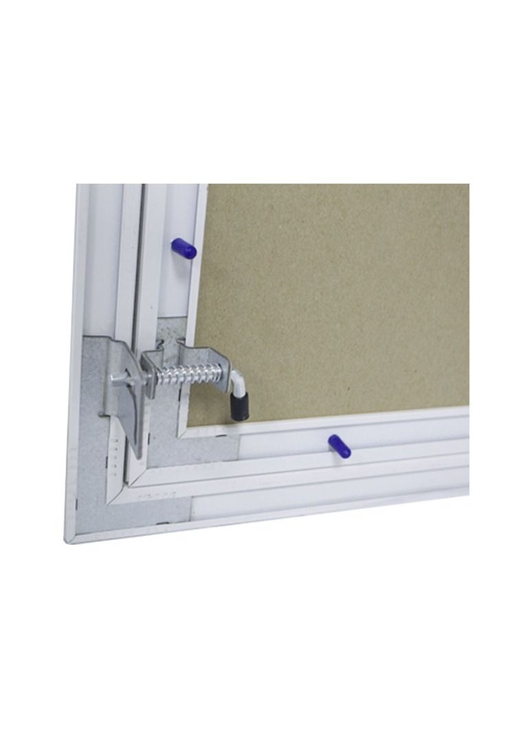 JAWDAH - Mechanical Gypsum Access Panel with White Aluminum Frame, 40x40 cm - Image 1
