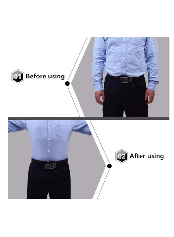 أف بي حامل قمصان رجالي مع حزام قابل للتعديل مع مشابك قفل غير قابلة للانزلاق لتثبيت القميص - Image 1
