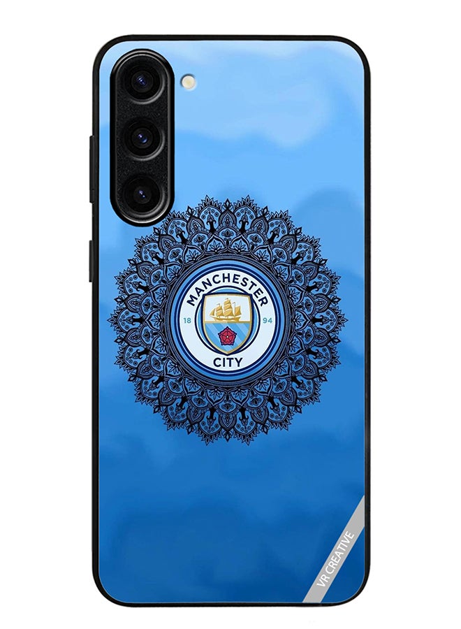 VR CREATIVE Protective Case Cover For Samsung Galaxy S24 Man City Design Multicolour - Image 1