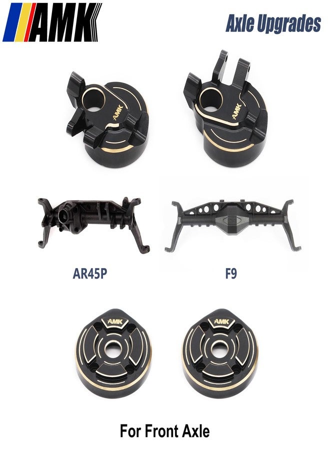 AMK SCX10 III Brass Kit 1.1lb 1.9 Capra Steering Knuckle Front Caps Rear Portal Axle Housing for 1/10 RC Crawler Axial SCX10 Upgrades AR45P UTB10 Vanquish F9 CP44 - Image 5