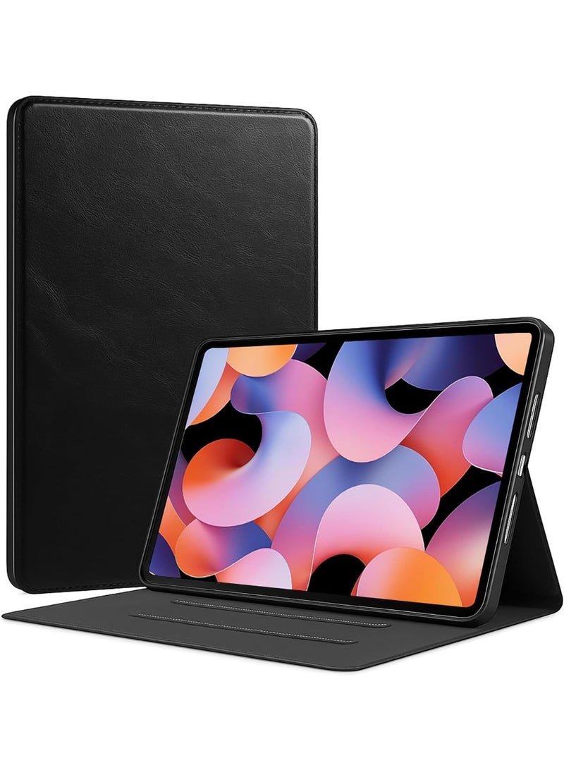 جراب لجهاز iPad مقاس 10.2 بوصة من الجيل التاسع/الثامن/السابع (2021/2020/2019) - جراب جلدي PU رفيع مع حامل، زوايا ماصة للصدمات، خاصية التشغيل/الإيقاف التلقائي - أسود - Image 5