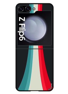 Protective Case Anti Scratch Shock Proof Bumper Cover For Samsung Galaxy Z Flip 6 Stripes in center