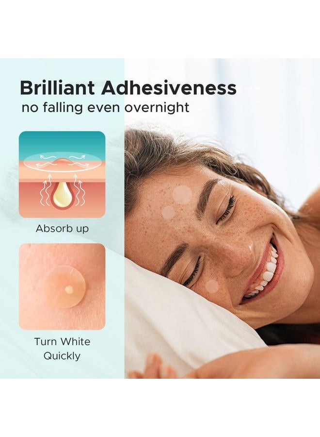TKTK Acne Patch Pimple Patch, 4 Sizes 280 Patches Acne Absorbing Cover Patch, Hydrocolloid Invisible Acne Patches For Face Zit Patch Acne Dots Tea Tree, Calendula Oil - 2 Pack - Image 4