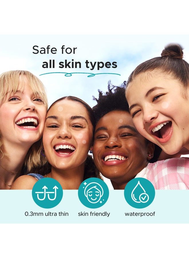 TKTK Acne Patch Pimple Patch, 4 Sizes 280 Patches Acne Absorbing Cover Patch, Hydrocolloid Invisible Acne Patches For Face Zit Patch Acne Dots Tea Tree, Calendula Oil - 2 Pack - Image 5