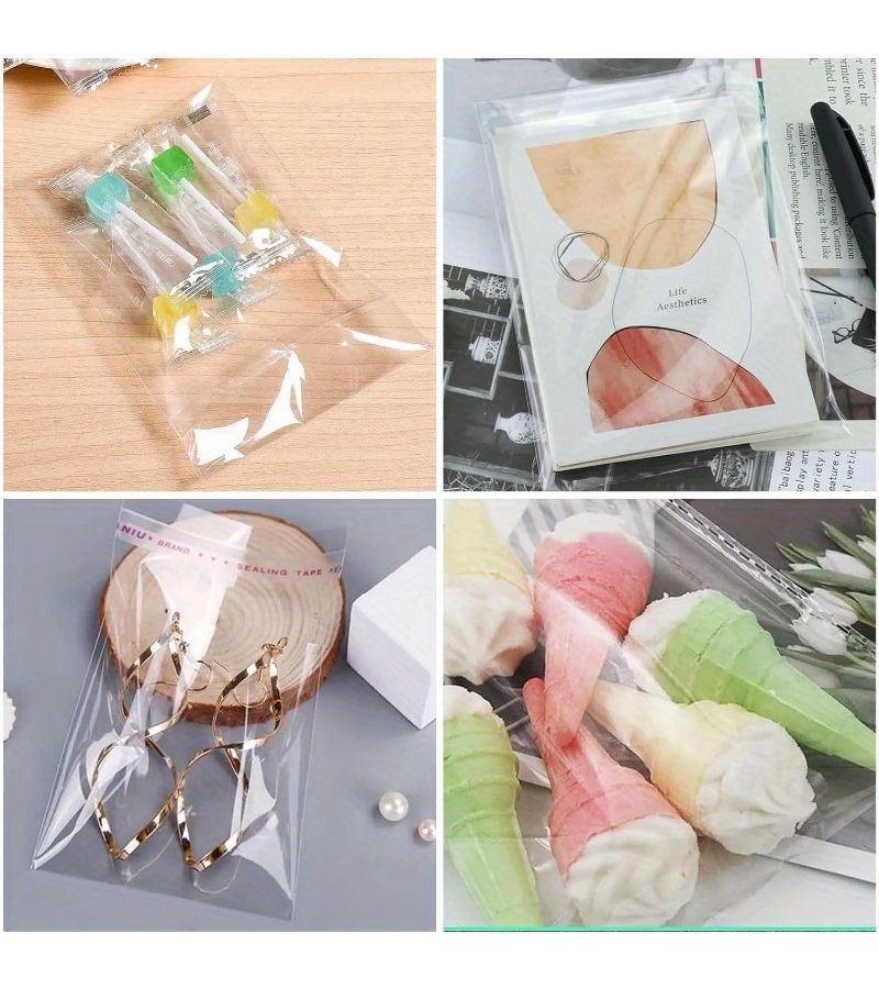 213 Pcs 13x18cm 5.12x7.09inch OPP Self Adhesive Plastic Bags Transparent Flat Cut No Holes For Packaging - Image 4