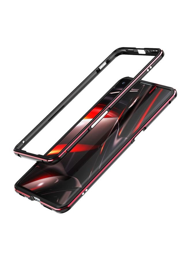 HuHa Case Cover For OPPO Reno3 Pro Aluminum Alloy Shockproof Protective Bumper Frame Black Red 