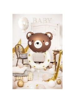 PartyDeco Foil balloon Teddy rattle, 61x88 cm, mix  - Image 2