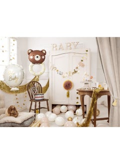 PartyDeco Foil balloon Teddy rattle, 61x88 cm, mix  - Image 3