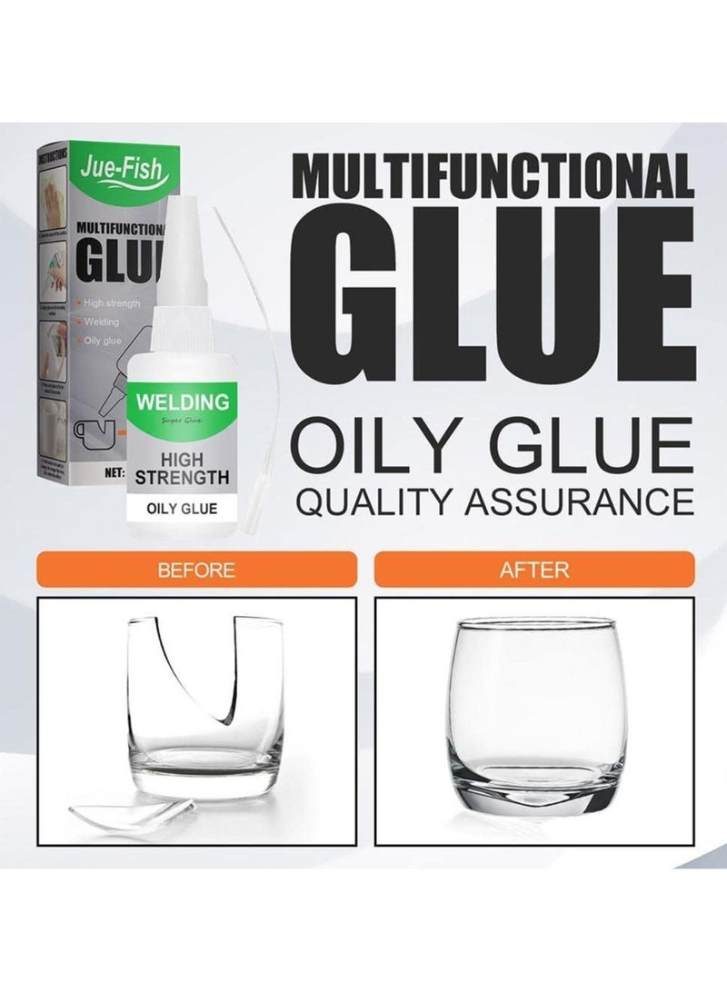 JUE-FISH Jue Fish Glue, Jue Fish Multifunctional Glue, Jue-Fish Welding High-Strength Oily Glue, Jue Fish Multifunctional Glue, Uniglue Universal Super Glue Welding High-Strength Oily Glue (2 Pieces) - Image 4