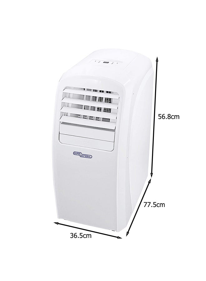 SUPER GENERAL 1.5 Ton Portable Air-Conditioner SGP184T3 White - Image 2