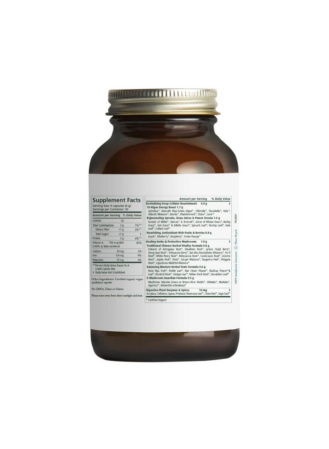 Pure Synergy Superfood ; 270 Capsules ; Certified Organic ; Nongmo ; Green Superfood With 60+ Greens Veggies And Herbs For Energy And Wellness - Image 3