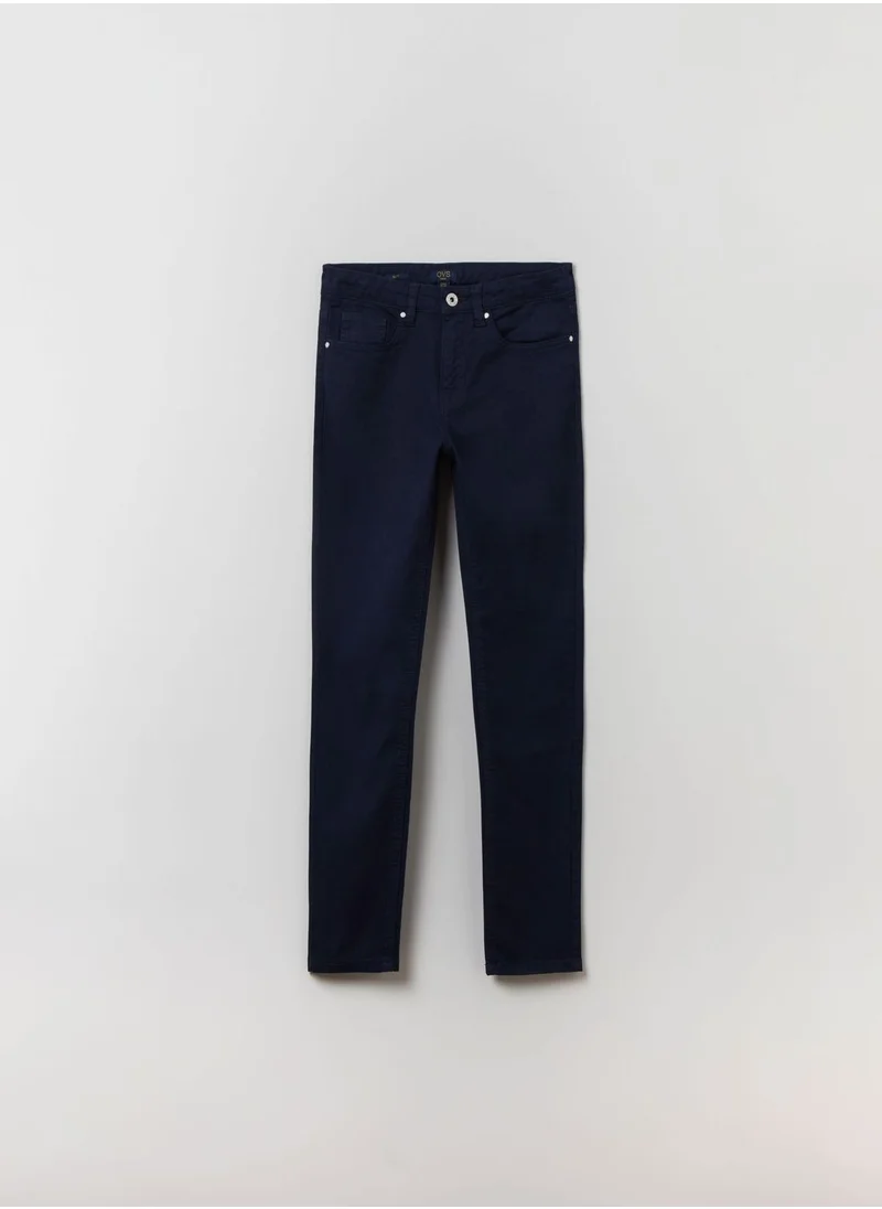 او في اس OVS Slim-Fit Jeans With Five Pockets