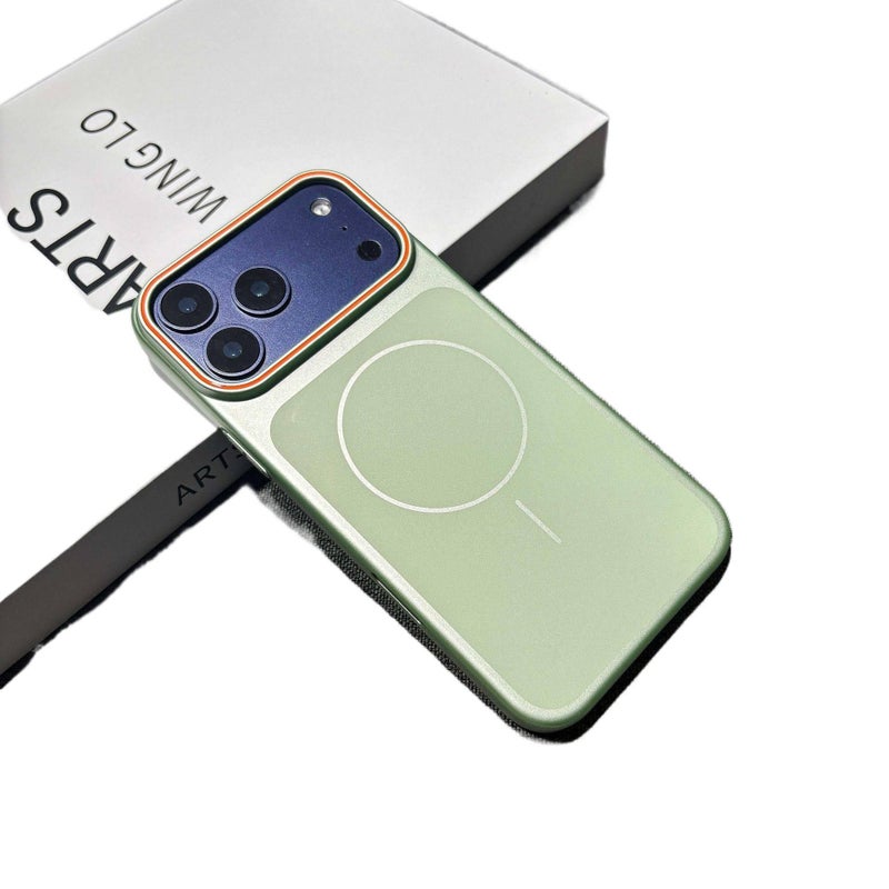 غطاء MagSafe بPC لـ iPhone 13 مع مقاوم لبصمات الأصابع ومغناطيس قوي مع ملمس غير لامع مع مقاوم للخدش باللون أخضر مغناطيسي باللون الأخضر - Image 1