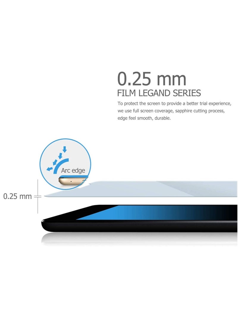 DUSALA Screen Protector For Samsung Galaxy TabS5E/TabS6, Premium 9H Hardness 2.5D Round Edge Tempered Glass Film Screen Protector For Samsung Galaxy Tab S6 T860/T865 10.5 Inches - Image 2