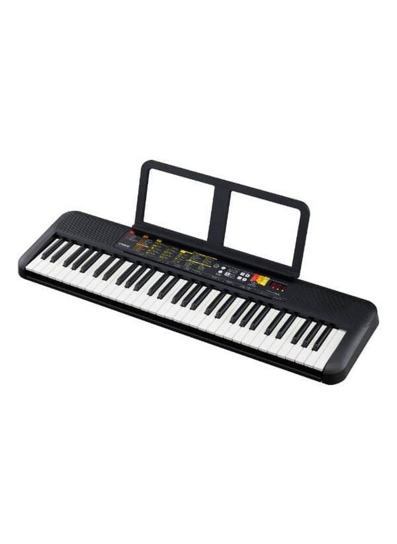 YAMAHA - لوحة مفاتيح محمولة PSR-F52 مزودة بـ 61 مفتاحًا باللون الأسود - Image 1