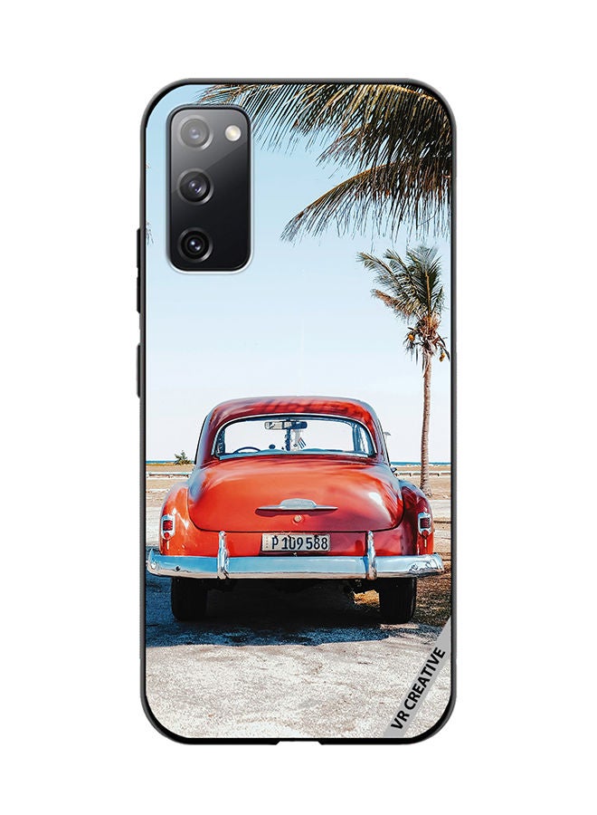 VR CREATIVE Protective Case Cover For Samsung Galaxy S20 FE 5G Vintage Summerside Design Multicolour - Image 1