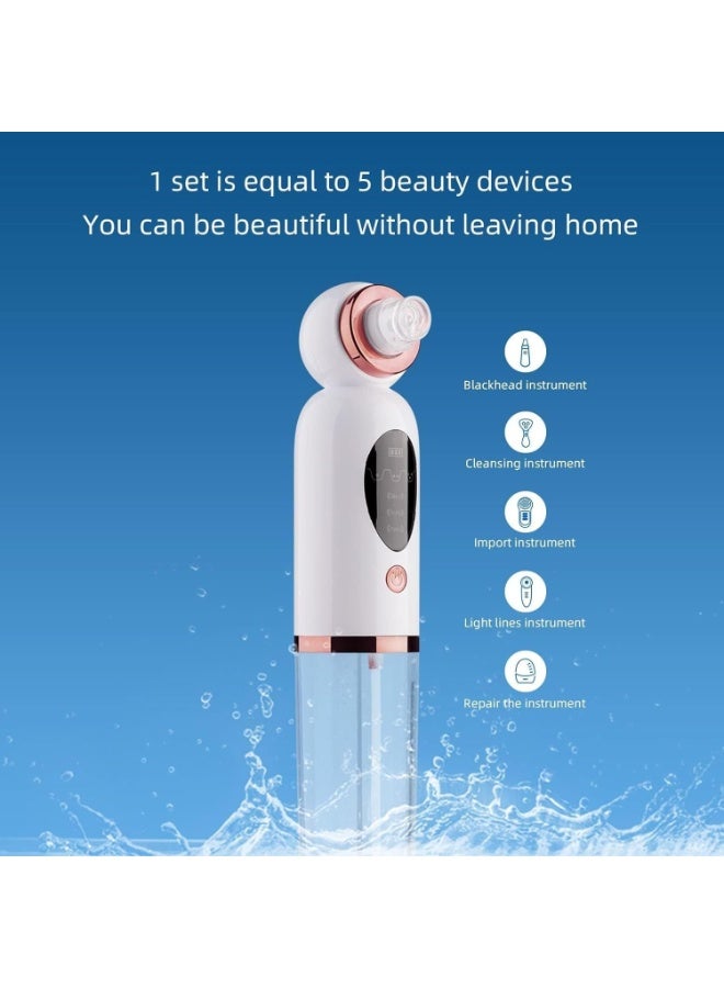 مزيل الرؤوس السوداء بنظام الدورة المائية – جهاز شفط صغير لتنظيف المسام العميقة بقدرة 2 وات وقابل للتعديل - Image 4