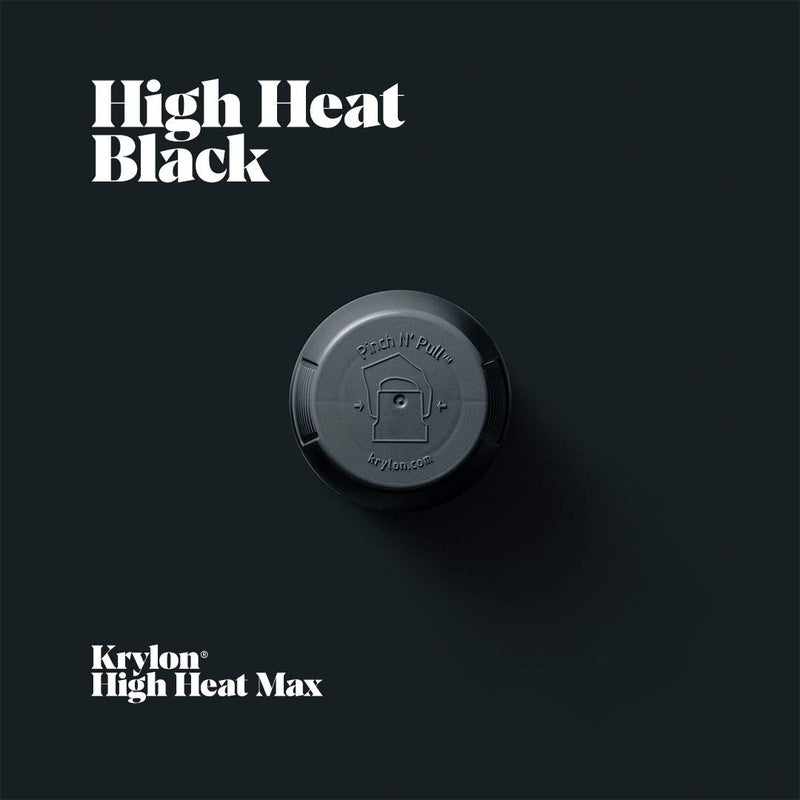 Krylon 12 oz K01618777 High Heat Black Spray Paint - Image 2